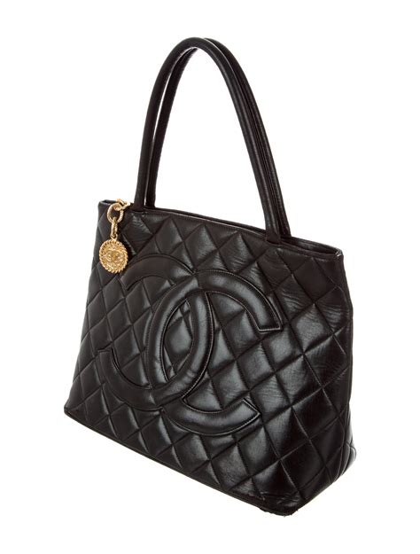 chanel medallion tote replica|chanel medallion tote size.